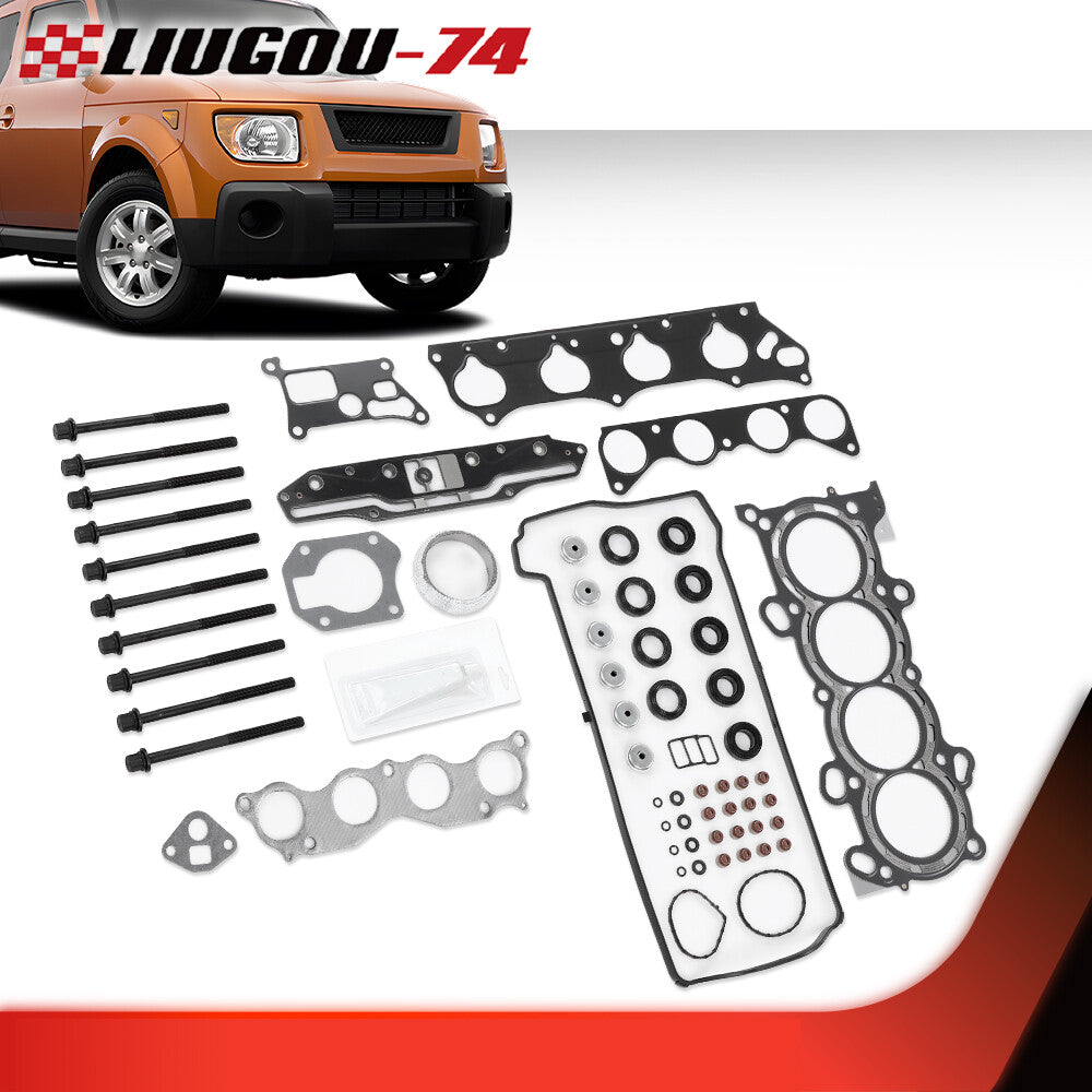 Head gasket and bolt set suitable for 2003-2006 for Honda Accord 2.4L DOHC parts.