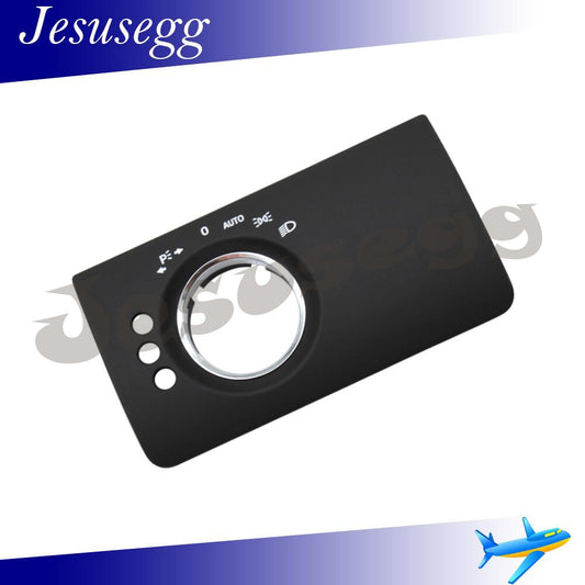 for Mercedes-Benz X164 W164 ML GL Headlight Control Switch Cover Black 3 Hole