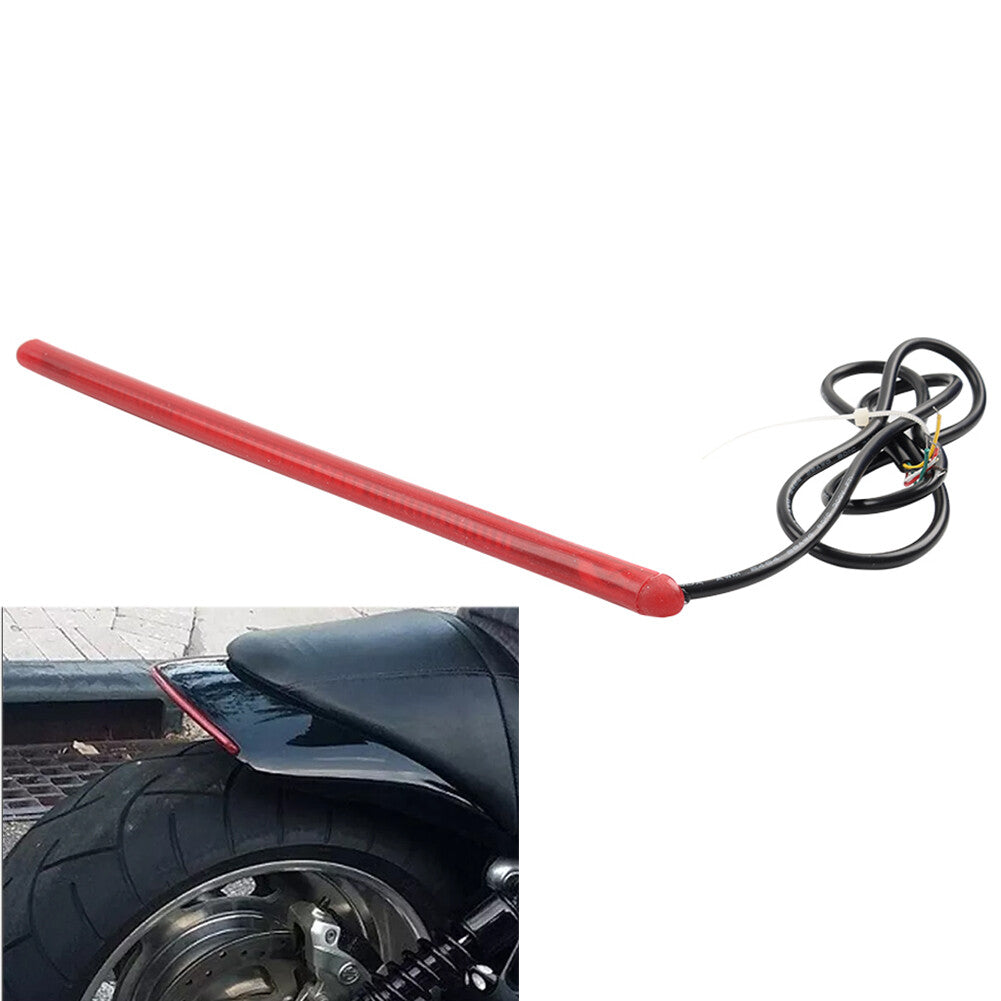 Integrated Rear Mudguard Light Bar Red for Harley VRSC VRSCAW VRSCD 2002-2017