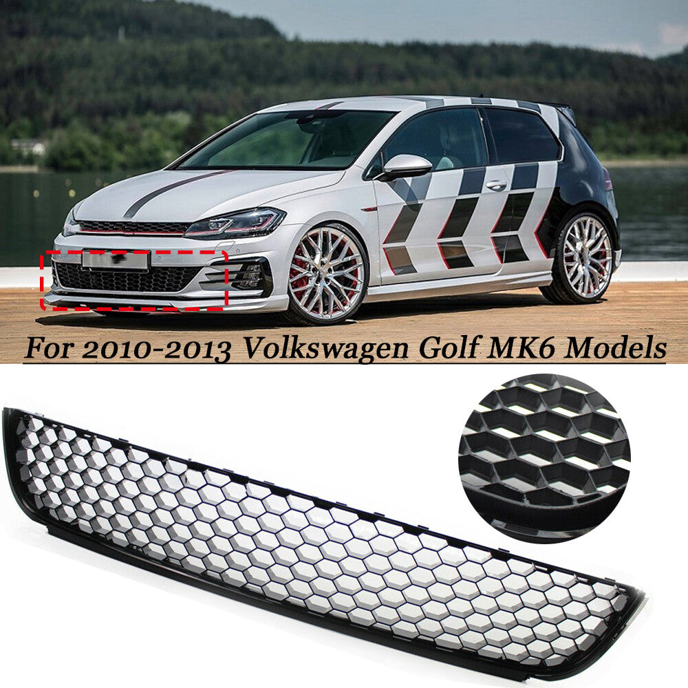 Honeycomb Front Bumper Mesh Grille Lower Grill for VW for Golf / for Jetta MK6 2010-2014