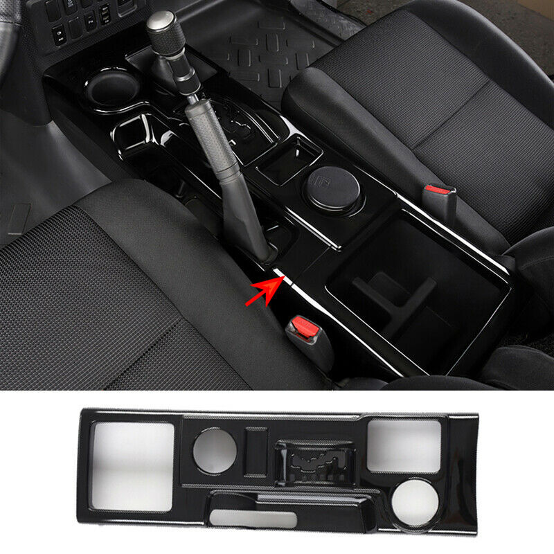 Glossy Black Inner Gear Shift Box Panel Cover Trim for Toyota FJ Cruiser 2006-20