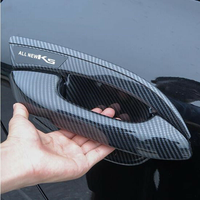 Carbon Fiber 5X Exterior Door Handle Cover Trim for KIA K5 2020 2021 2022 2023