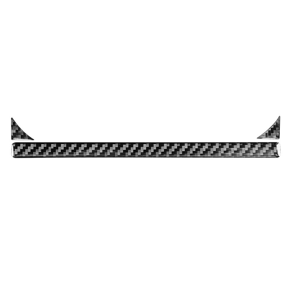 LHD Cup Holder Panel Cover Trim for Toyota Tundra 2014-2021 Carbon Fiber Black