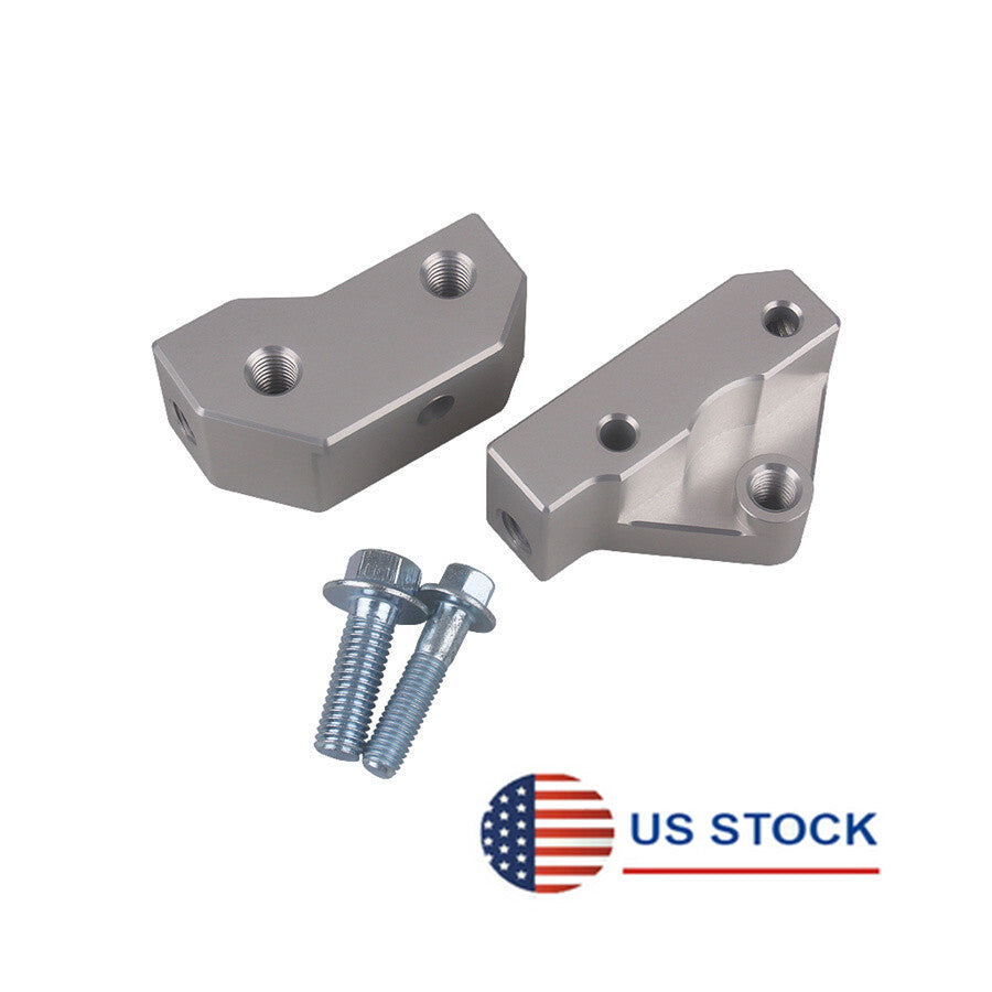 Knock Sensor Harnesses Relocation Brackets Aluminum For GM Gen III LS LR4 LQ4