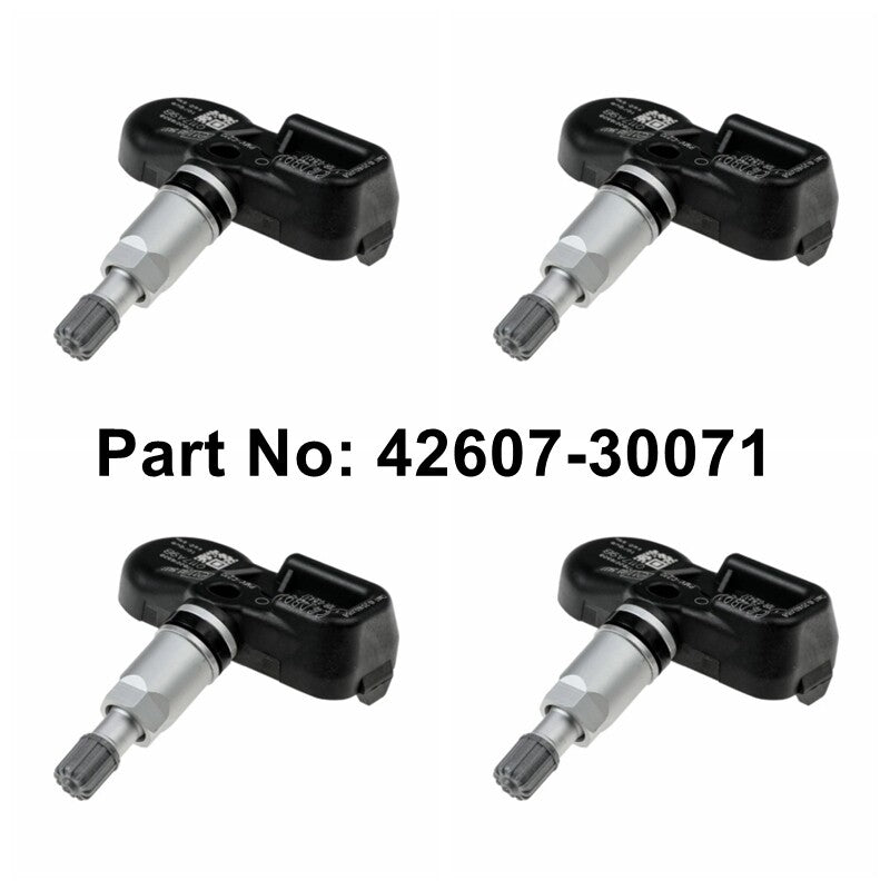 4PCS 42607-30071 433MHZ Tire Pressure Monitoring System TPMS Sensor for Toyota