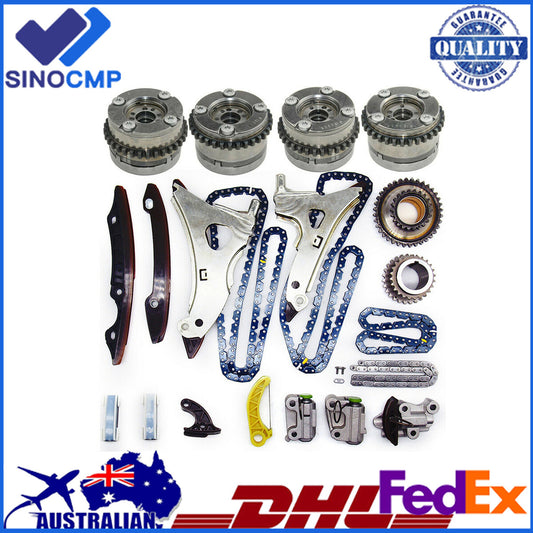 Timing Chain Kit  Camshaft Adjusters for M278 for Mercedes-Benz CLS500 E500 S550