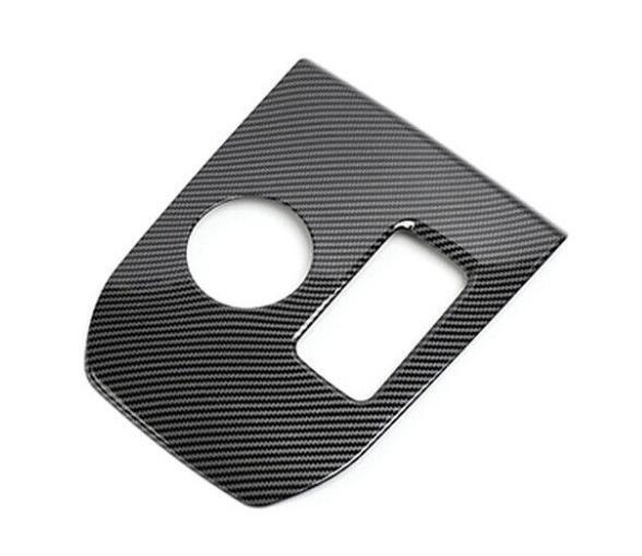 Carbon Fiber Middle Console Gear Shift Panel Trim for Ford for Mustang Mach-E 21-22