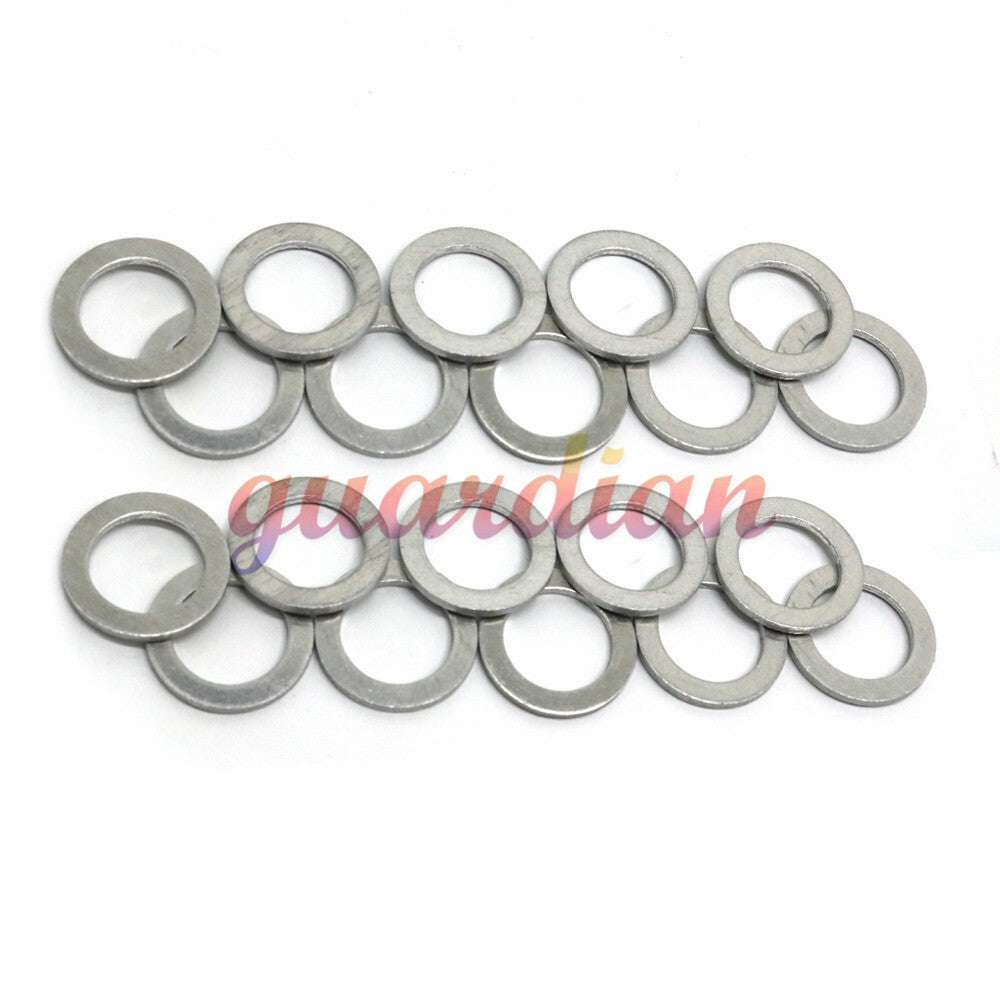 20PCS 14mm Oil Drain Plug Crush Washer Gaskets Kit for Honda for Acura 94109-14000