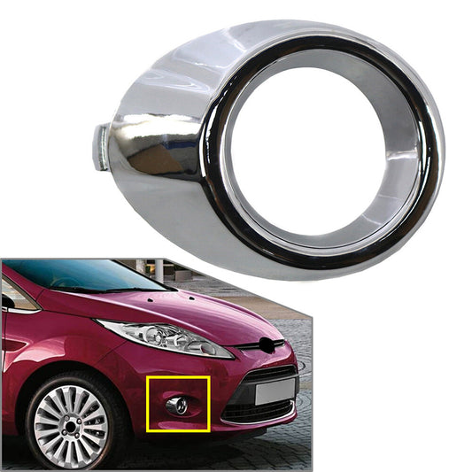 Chrome Fog Light Lamp Frame Surround Cover Trim FIT for Ford Fiesta 2008-2012