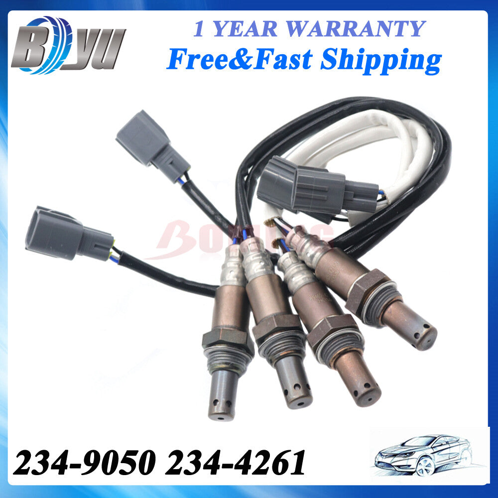 4PC Up+Downstream Oxygen Sensor for Toyota Tacoma 05-06 2.7L RWD 2349050 2344261