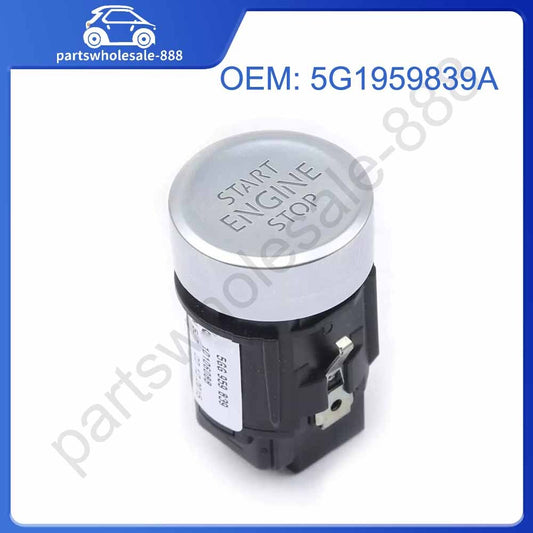 5G1959839A Engine Ignition Start Stop Button for VW for Volkswagen for Golf GTI e- for Golf