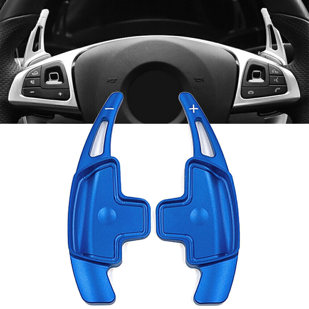 Alum Steering Wheel Paddle Shifter for Benz A B C E CLA CLS GLA GLC GLE S Blue