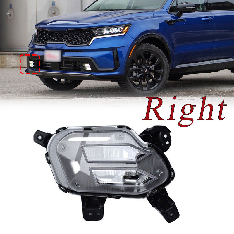 1Pcs RH Front LED Daytime running light Fog light for Kia Sorento 2021 2022
