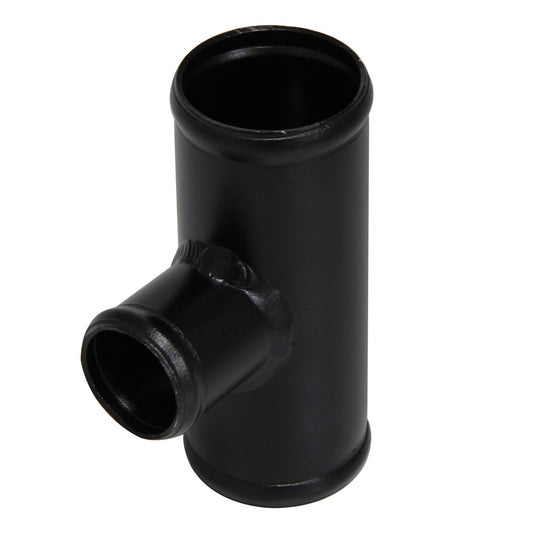 2'' 51mm Blow Off Valve Adapter Aluminum T-Pipe Shape Tube for 35mm ID BOV Black