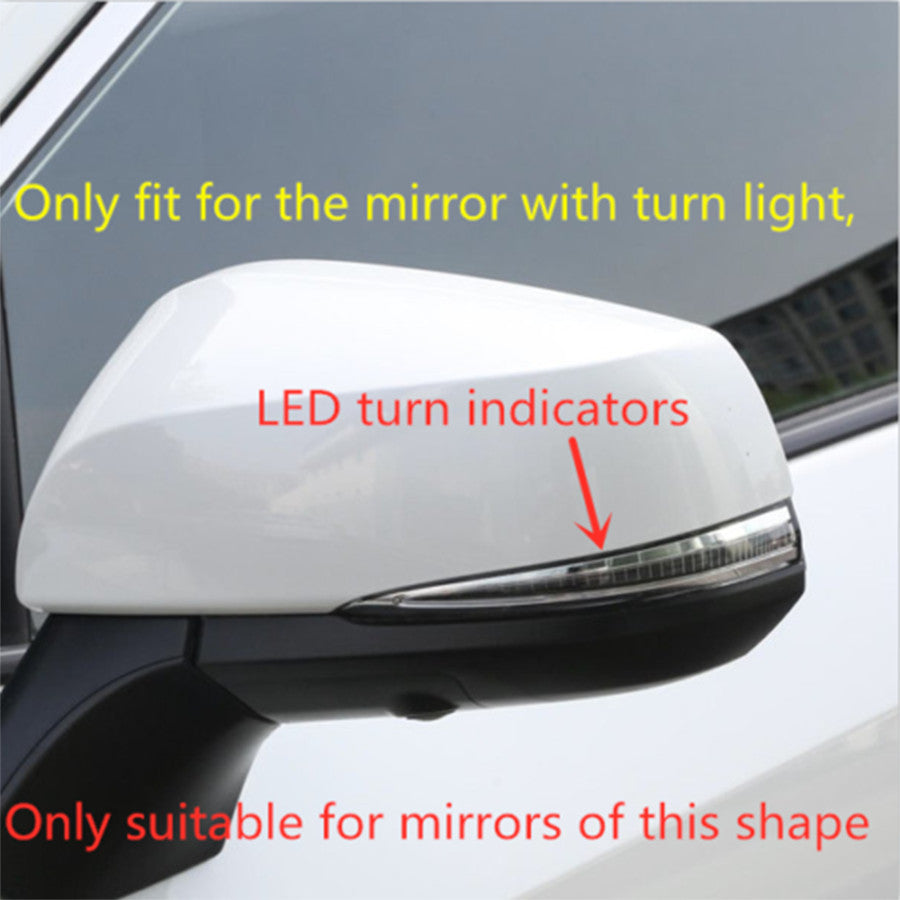 for Toyota Highlander 20-2024 Chrome ABS Exterior Rear View Mirror Cover Trim 2X