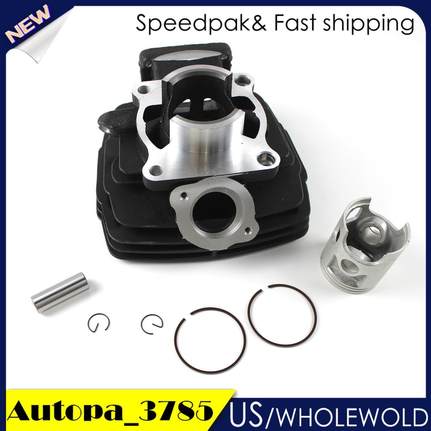 56mm Piston Cylinder Gasket Kit for Yamaha 1974-1981 DT125A DT125B DT125 125cc