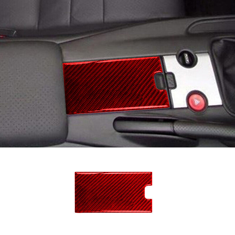 Red carbon fiber protective sleeve trim suitable for Honda S2000 2004 - 2006