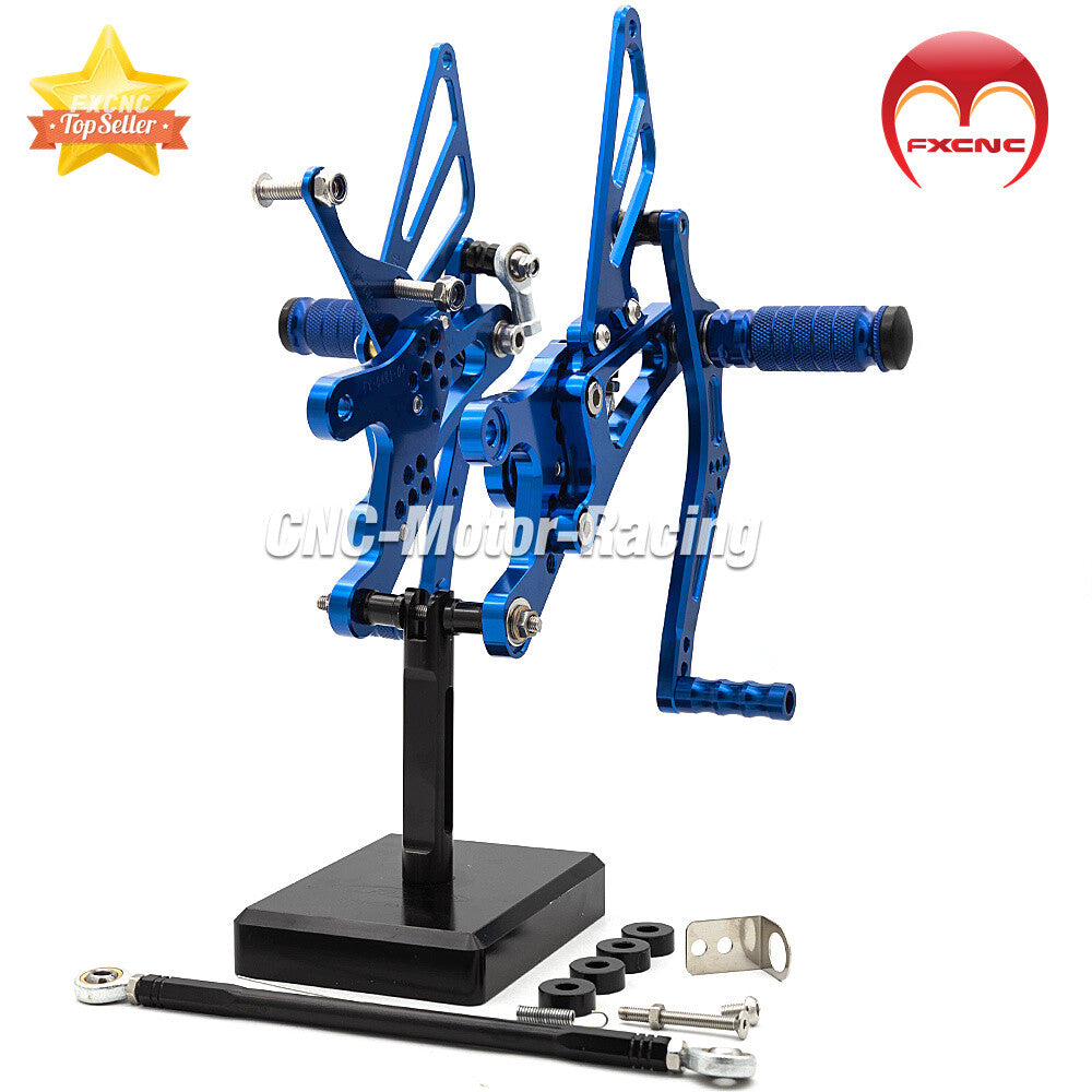 Suitable for Yamaha YZF R6 1999-2000 2001 2002 CNC geared footrest pedal GP