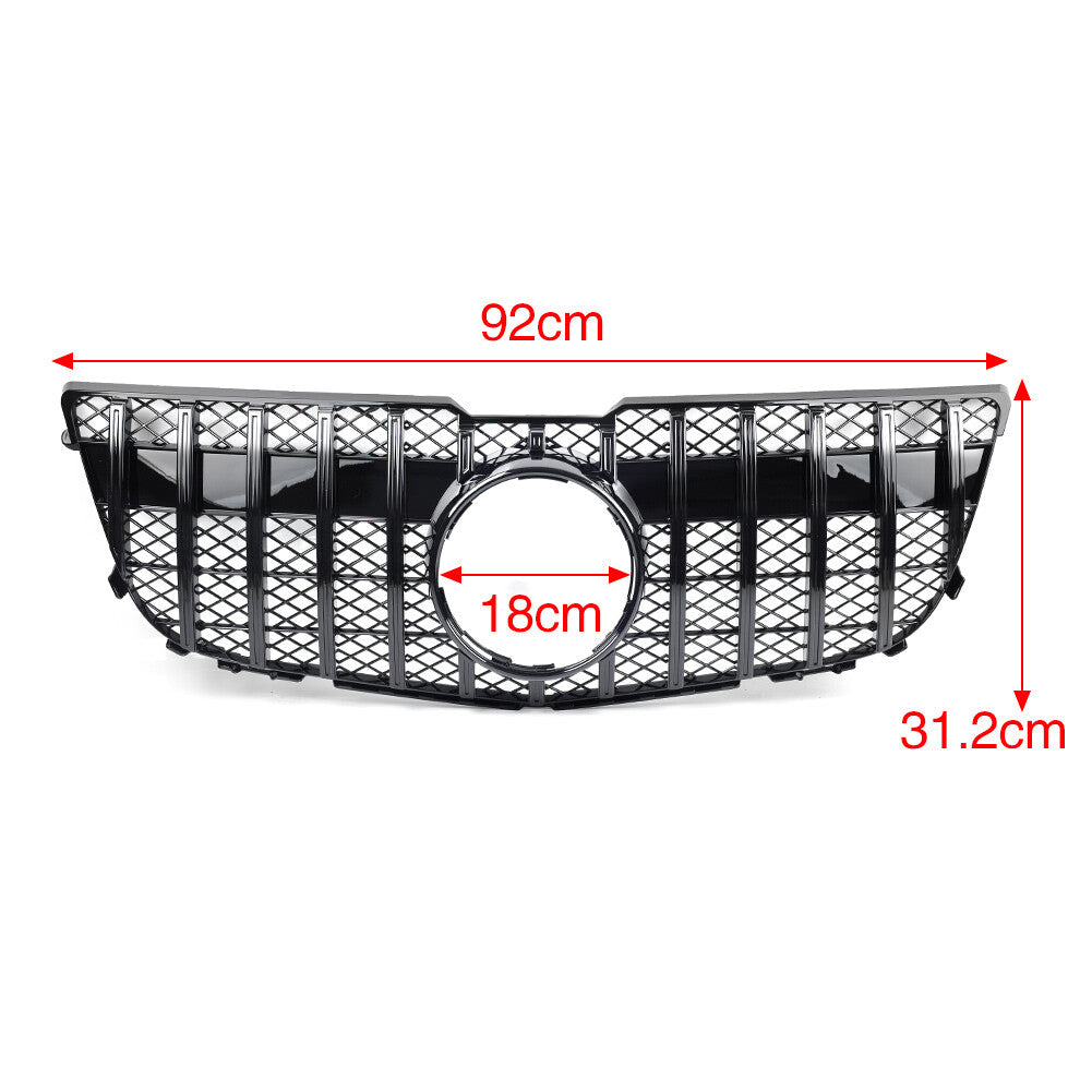 GTR Style Front Bumper Hood Grille for Benz GLK Class X204 2013-2015 2013