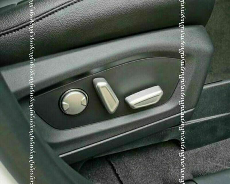 for Ford Explorer 2020-2022 Matte Silver Inner for Seat Adjustment Button Cover Trim