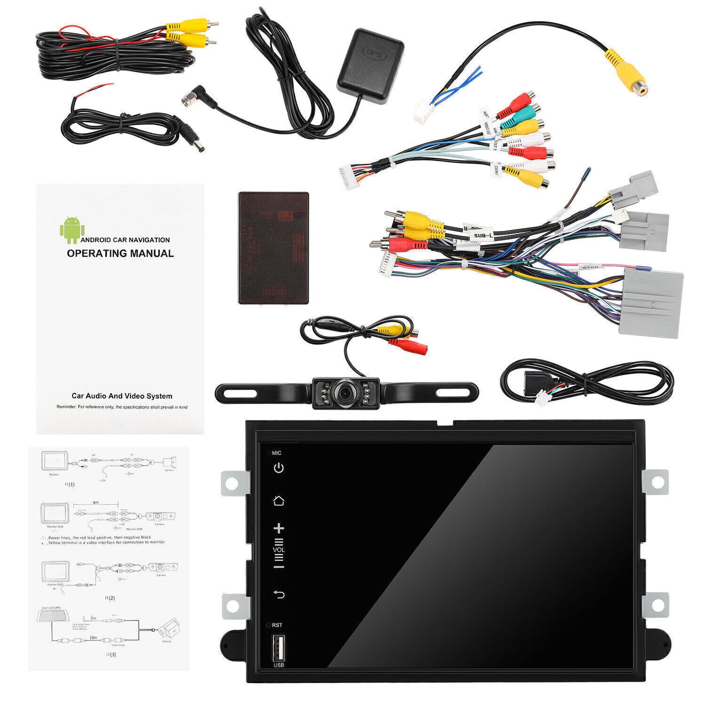 for Ford for Mustang 2005-2009 7 Carplay Car Stereo Radio Android 12 GPS WIFI SY