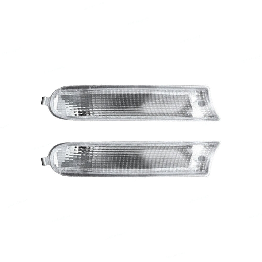 2X Front LH+RH Bumper Fog Light Lamp Housing Cover Cap for Toyota RAV4 1995-97