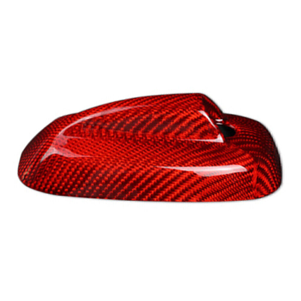 Carbon Fiber Red Shark Fin Antenna Cover Sticker for BMW for Mini Cooper F55 F56