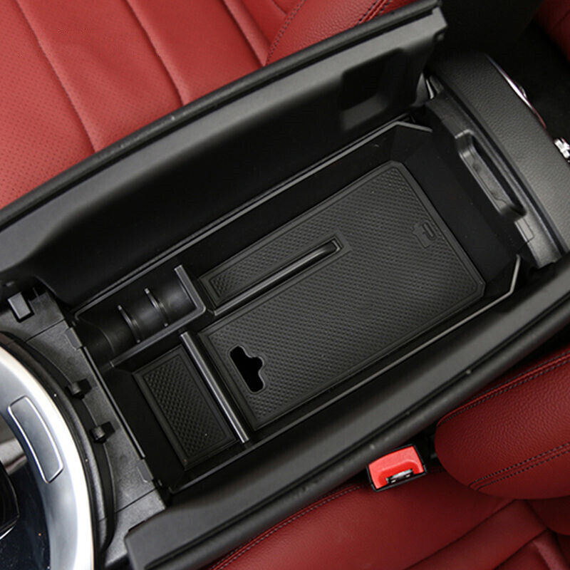 for Mercedes-Benz C Class W205 2015-2018 Armrest Storage Box Center Console Tray