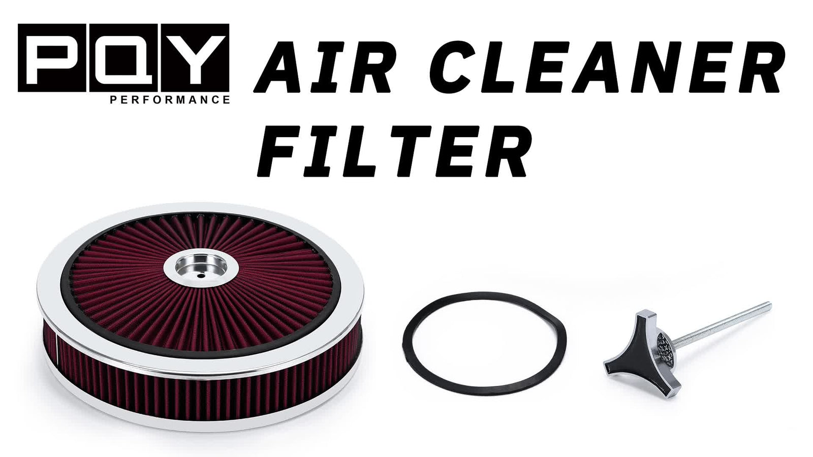 Washable Red Element 14x3 Air Cleaner Assembly Kit For 5-1/8 Inch Neck