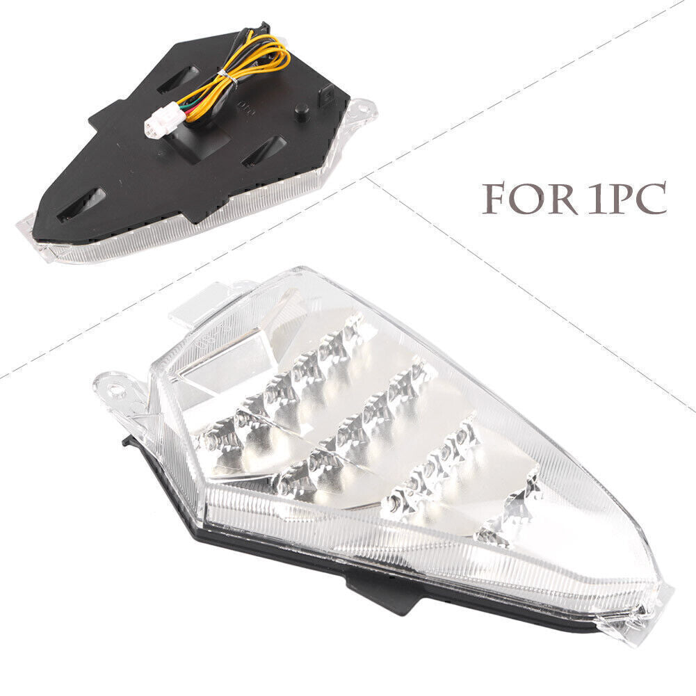 Clear Brake Turn Signals LED Stop Tail light fit for Yamaha YZF R6 2008 -2013 Motor