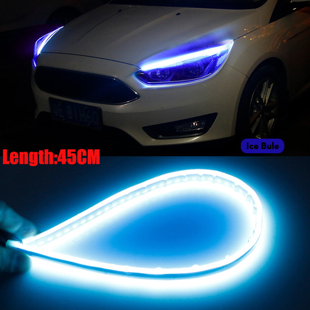 2X40cm Slim Sequential LED Strip Indicator Turn Signal DRL Daytime Running Light