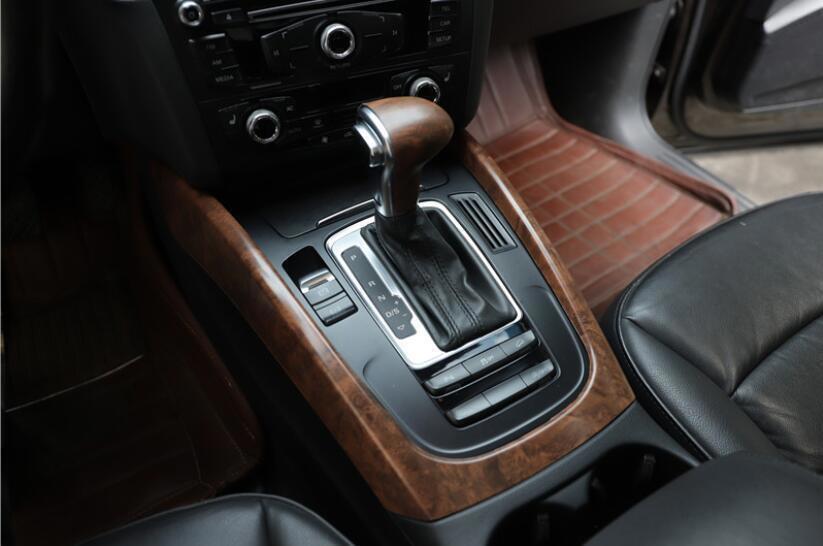 for Audi Q5 2009-2017 Peach Wood Grain Central Console Gear Shift Frame Trim 1P