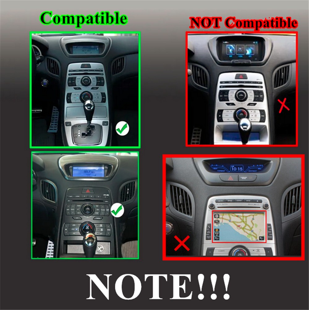 9Android 12 1+16G Car Stereo Radio GPS for Hyundai for Genesis /Rohens Coupe 09-12