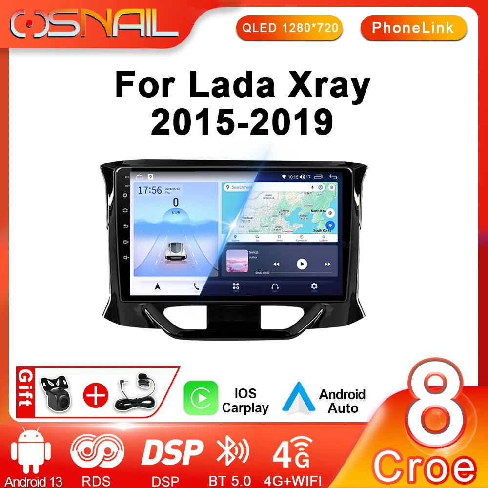 Android Car Radio for LADA Xray 2015-2019 CarPlay GPS Auto Stereo Player Screen