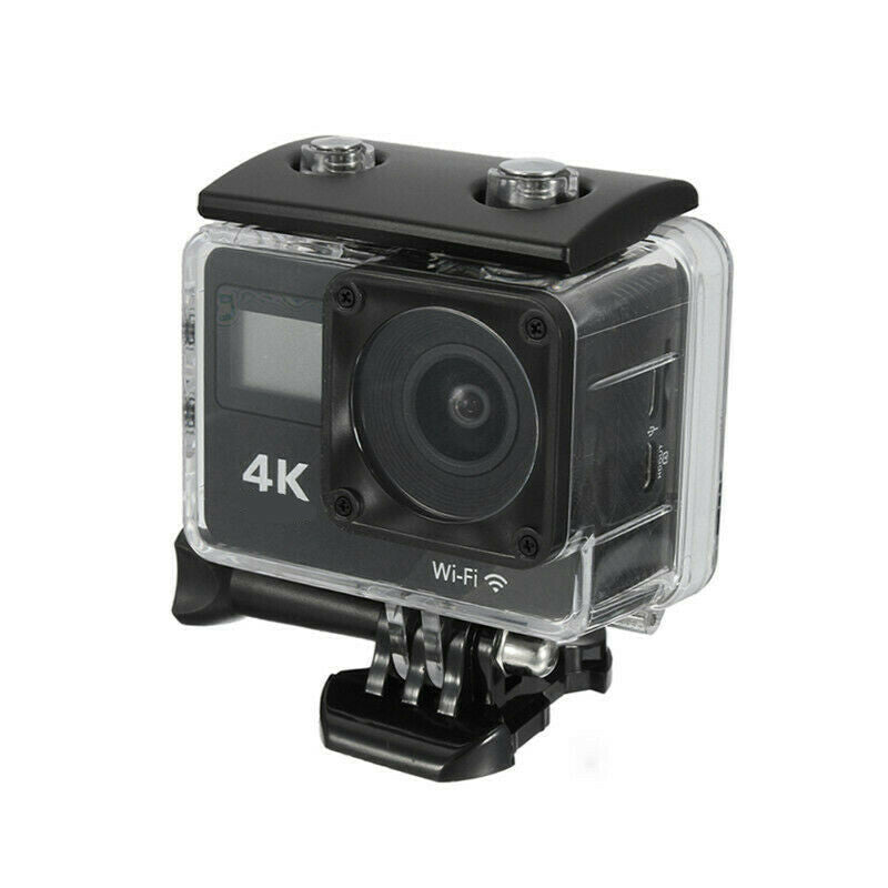 Motorcycle 4K Sports Camera Waterproof Dual Screen WiFi Remote Control Action DV