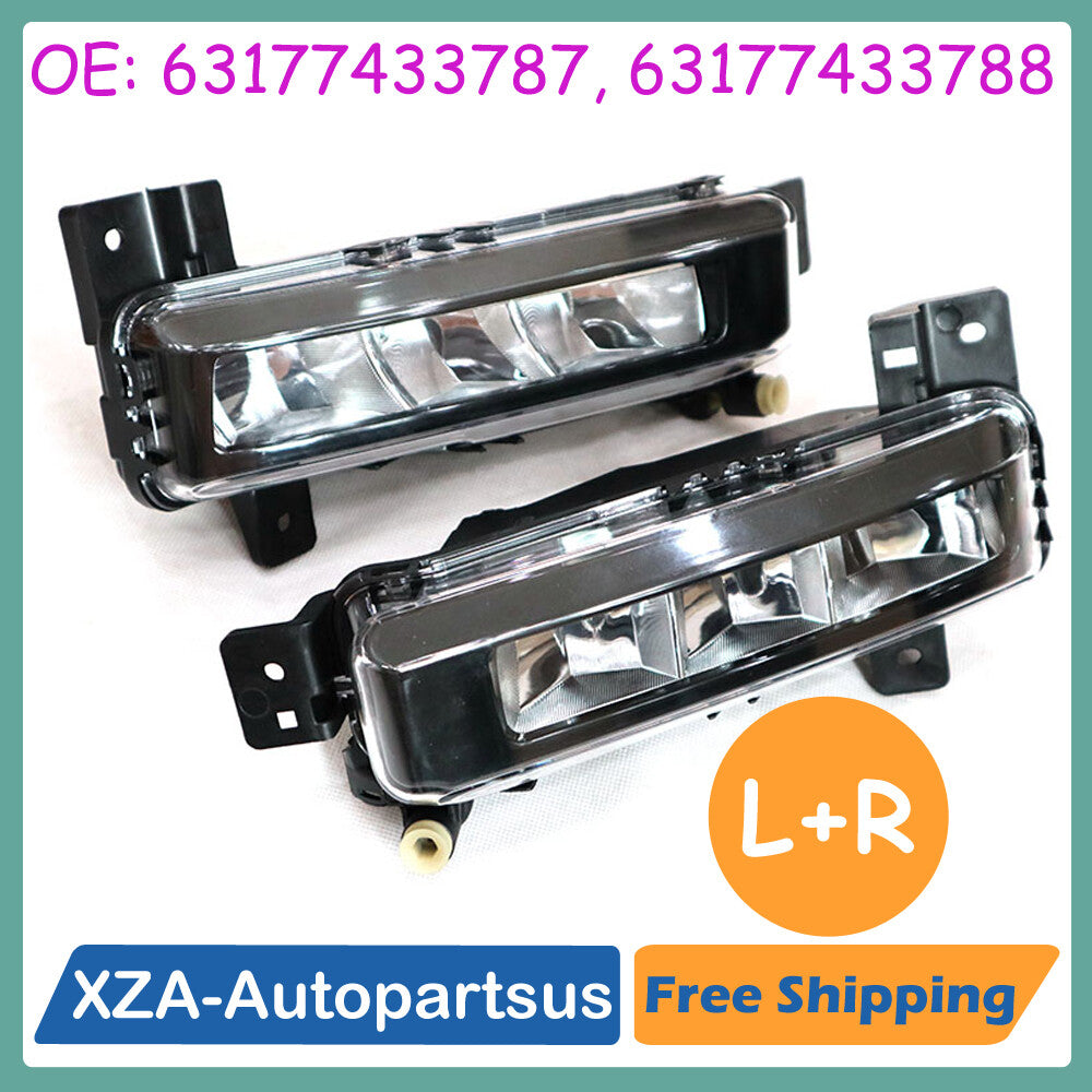 2Pc Left + Right Front Bumper Fog Light Foglamp for BMW G20 F48 F44 2-Series