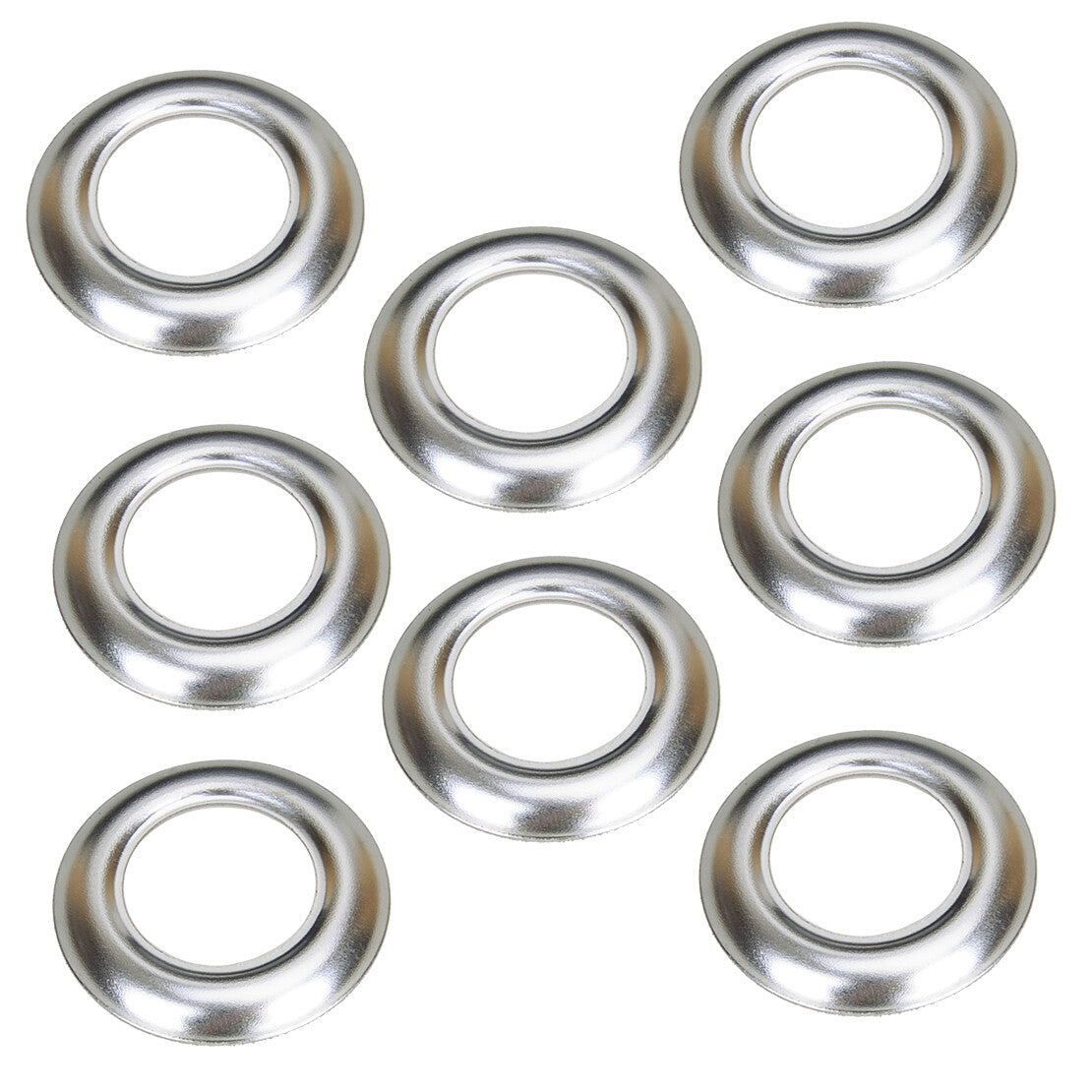 50Pcs 3/4 Round Chrome Bezels Fit For Truck Trailer Led Marker Light Cover Good