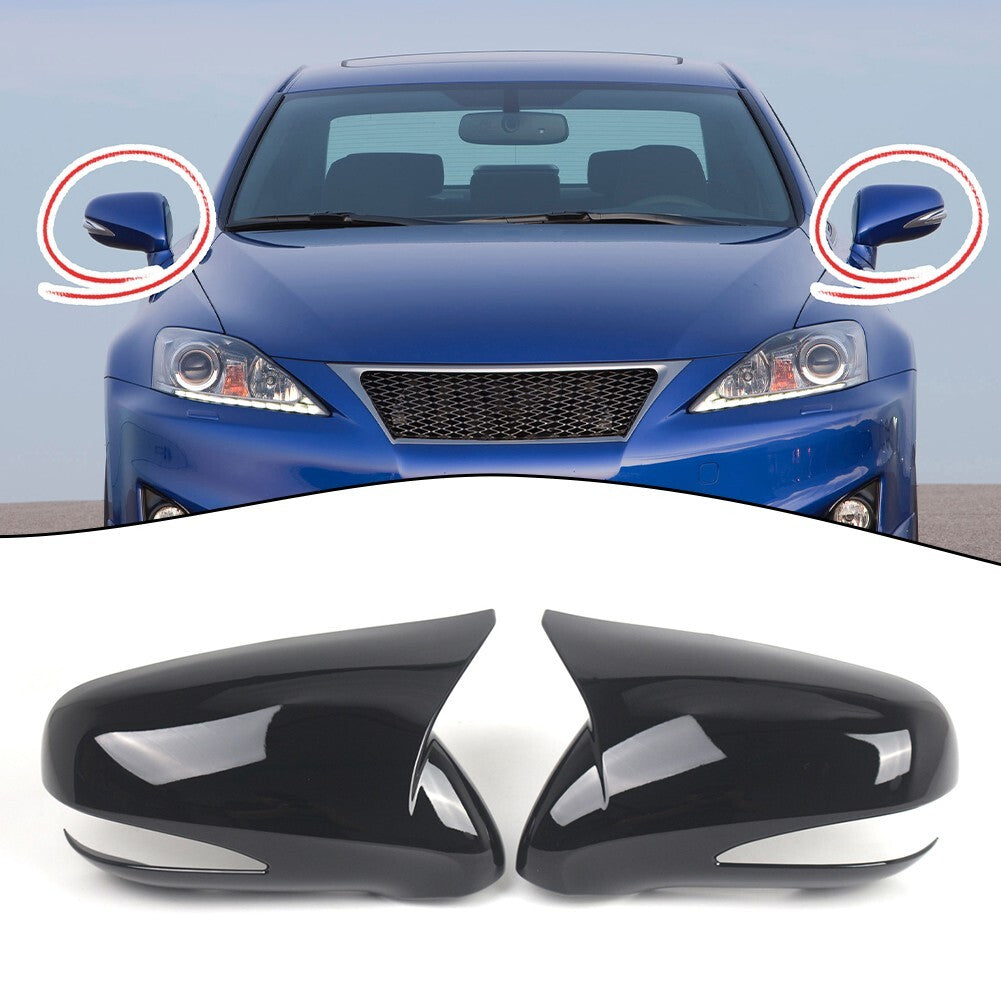 for Lexus RX270 RX350 RX450 2009-2014 Gloss Black Rearview Mirror Cover