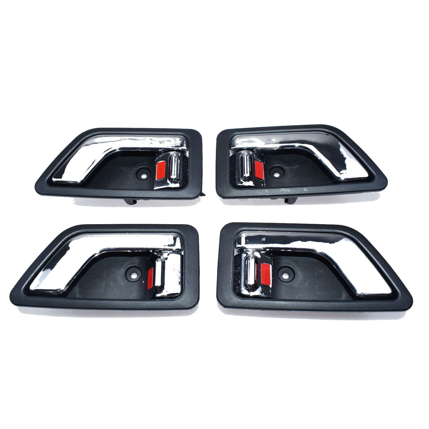 for Hyundai Getz Click 02-11 Left Right 4Pcs Interior Inside Door Handle Chrome