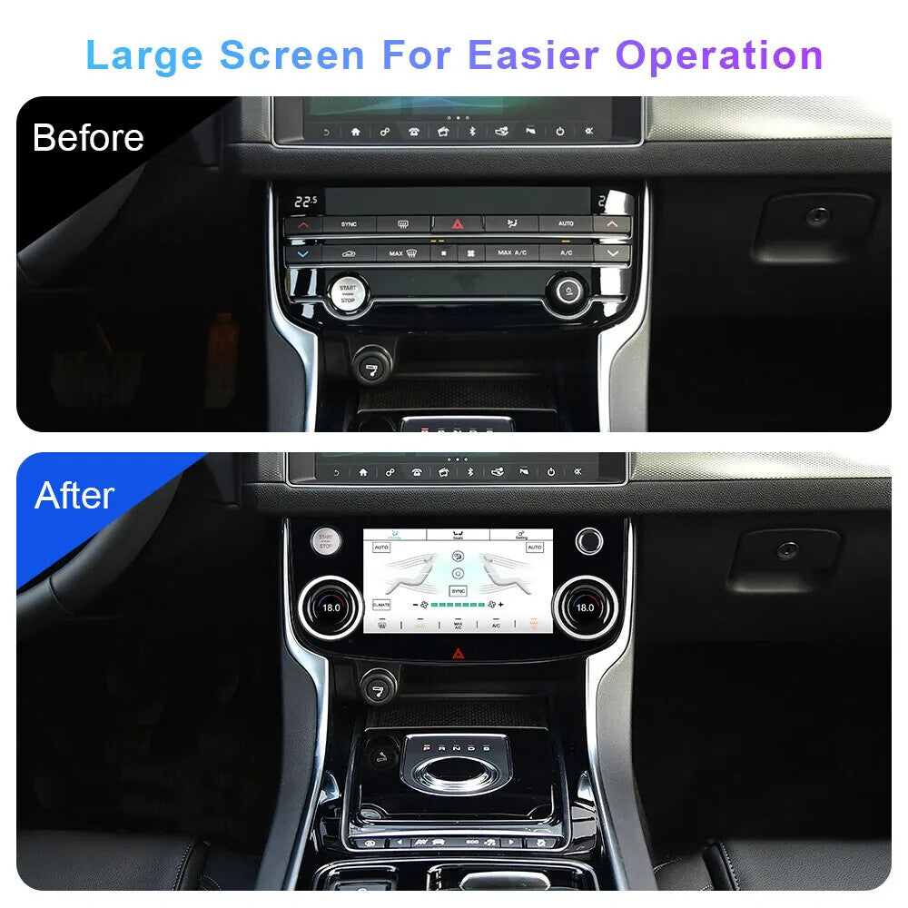 A/C LCD for Smart Air Controller Climate Control Module for Jaguar XE XEL for XF F-PACE