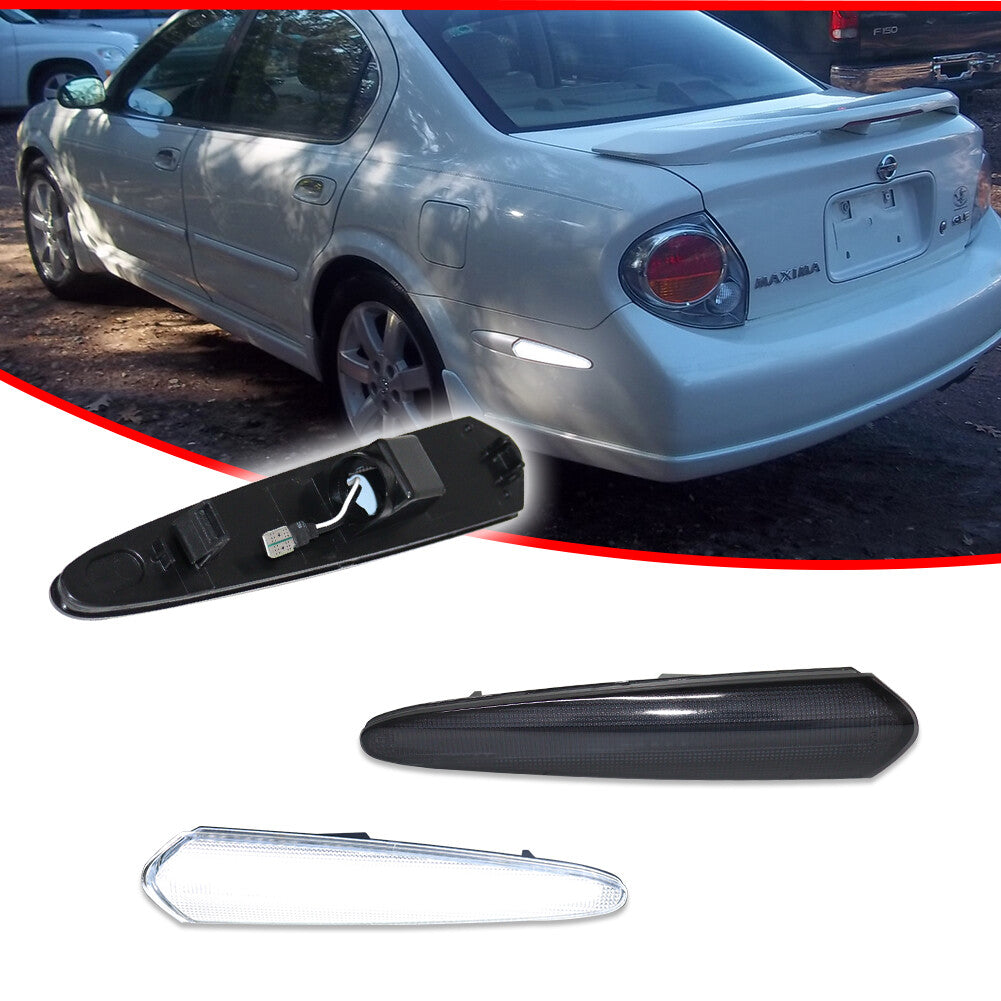 Smoked lens with white LED rear marker light for 00 01 02 03 for Nissan MXIMA