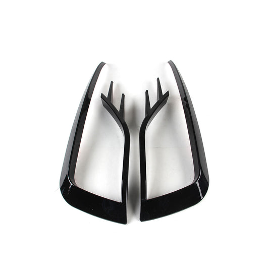 Black Front Fog Light Frame Trim Kit for VW for Golf MK7.5 18-19