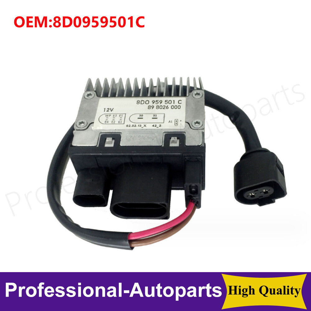 Radiator fan control module 8D0959501C is suitable for Audi A6, C5, for Volkswagen for Passat , and B5. (98-05-)