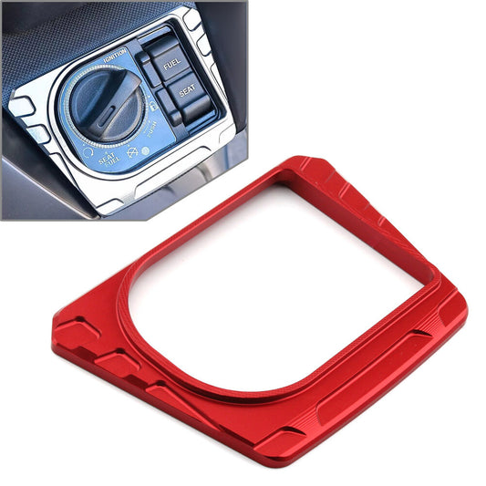 Ignition Electric Door Lock Switch Cover Red for Honda FORZA300 350 NSS350