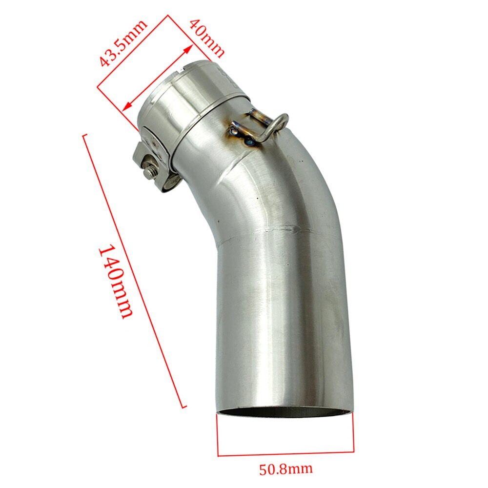 for BMW C650GT Sport Motorcycle Exhaust Muffler Modify Middle Link Pipe Connect