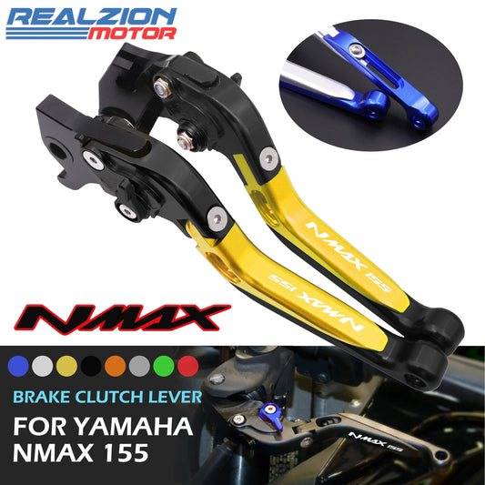 Realzion NMAX 155 Motorcycle Brake Clutch Lever Adjustable Folding Levers Clutch