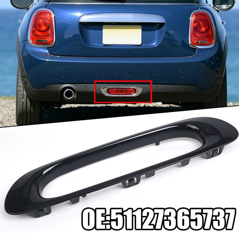 for MINI NEW F55 F56 F57 REAR FOG LIGHT LAMP FINISHER COVER TRIM BLACK 2013-2016