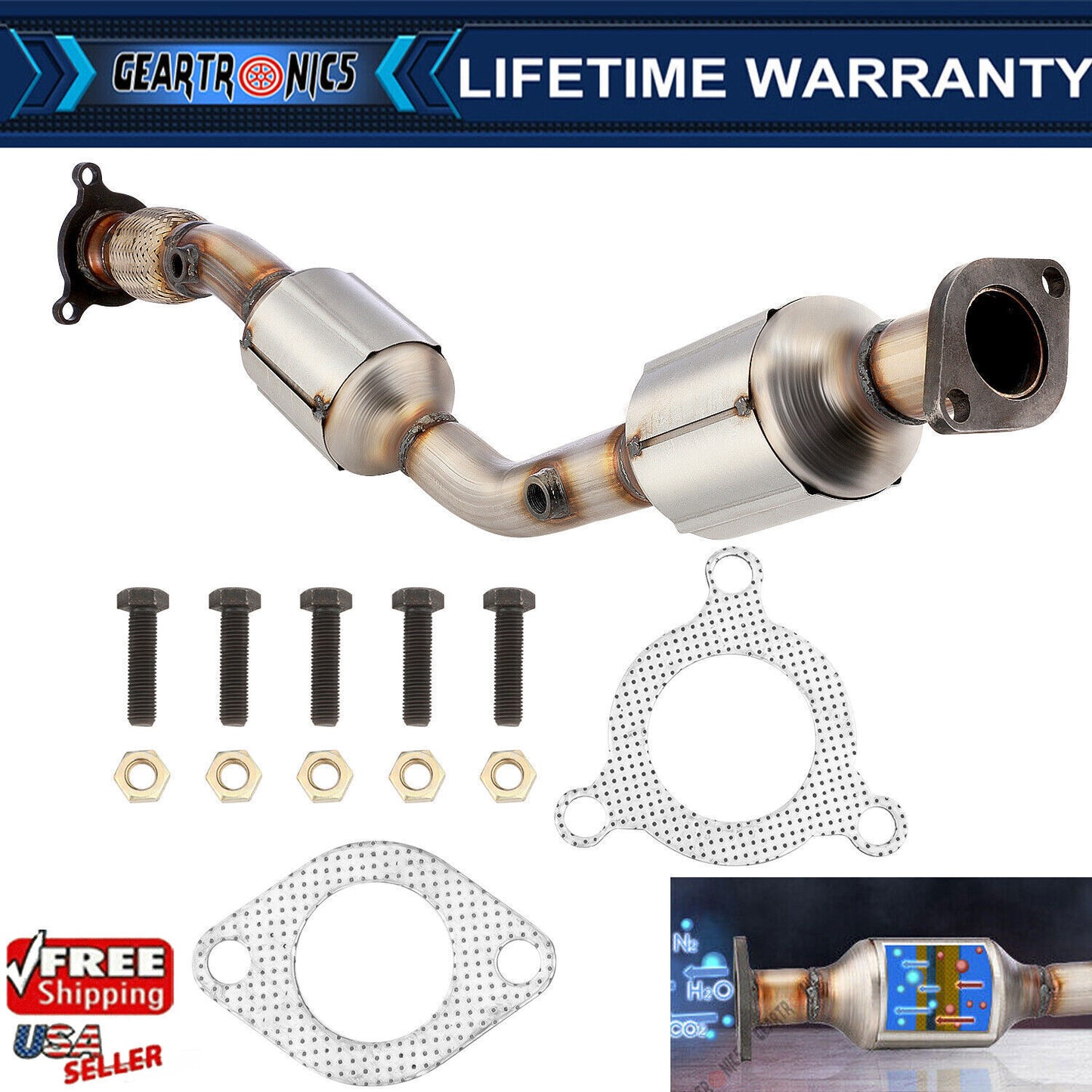 CATALYTIC CONVERTER FOR 2008 2009 2010 2011 for CHEVROLET HHR 2.2L AND 2.4 US