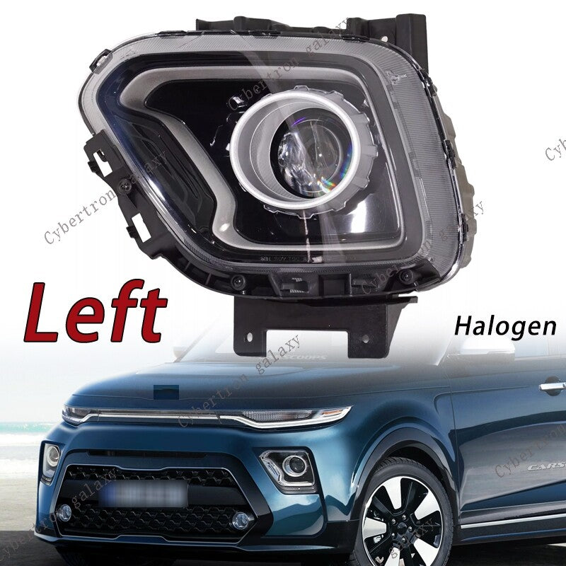 Left For 2020-2022 for Kia Soul Headlight Assembly Halogen CAPA EX Model