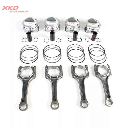 1.8T Piston Ring Assembly and Connecting Rod 23mm Kit for Volkswagen CC and for Audi A4 06H107065DF